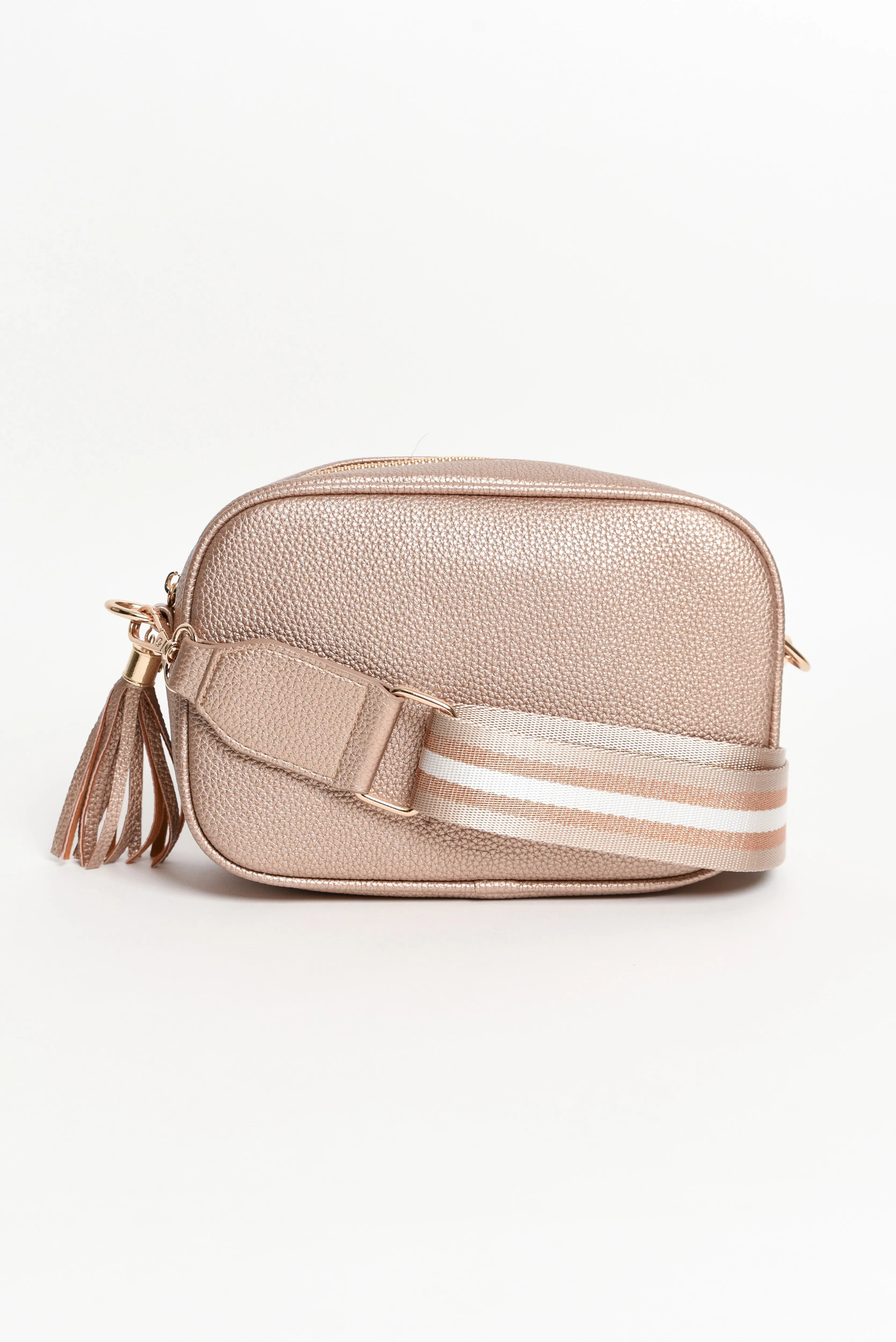 Dell Bronze Crossbody Bag sold by Blue Bungalow