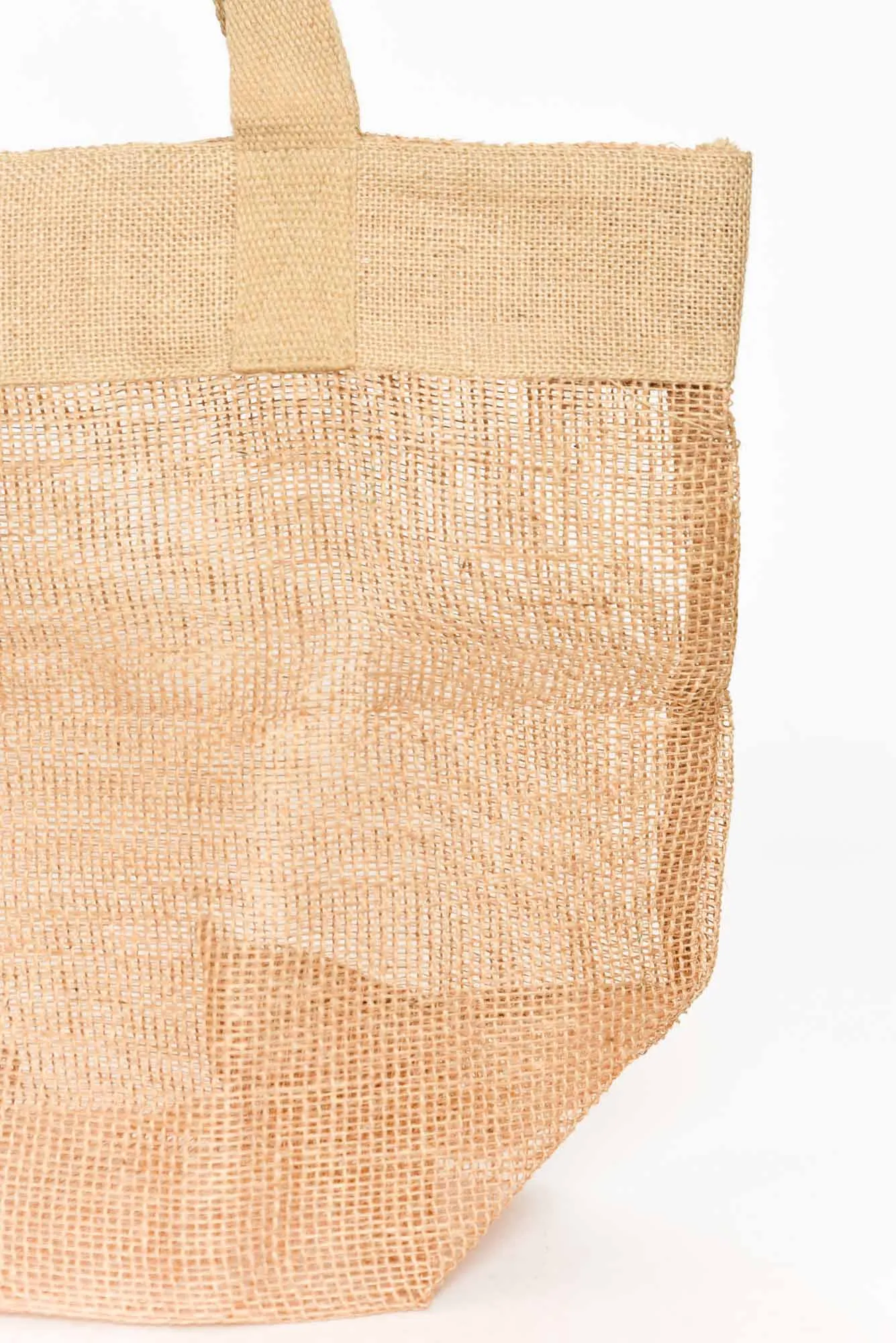 Trish Natural Jute Mesh Bag sold by Blue Bungalow product image thumbnail 2