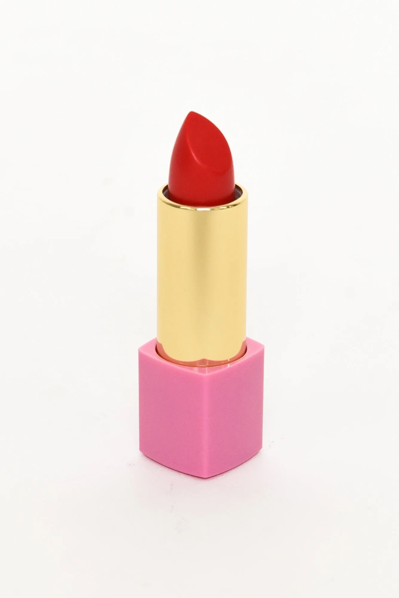 SJ Red Satin Luxe Lipstick sold by Blue Bungalow