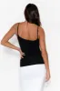Black Micro Modal Singlet sold by Blue Bungalow