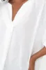 Holland White Linen V Neck Tunic sold by Blue Bungalow