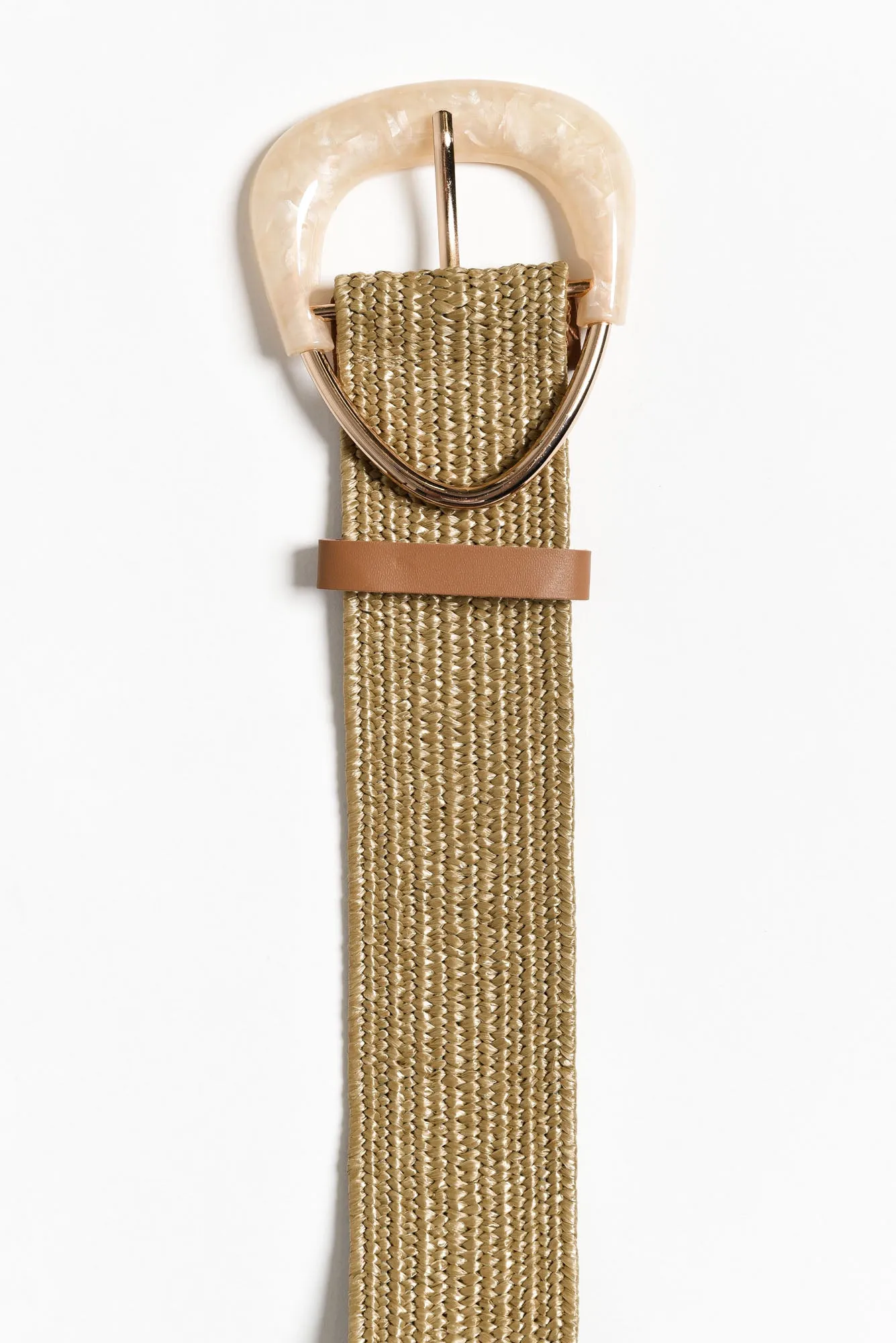 Define Natural Resin Buckle Woven Belt sold by Blue Bungalow product image thumbnail 2