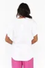 Alessia White Cotton Blend Frill Top sold by Blue Bungalow