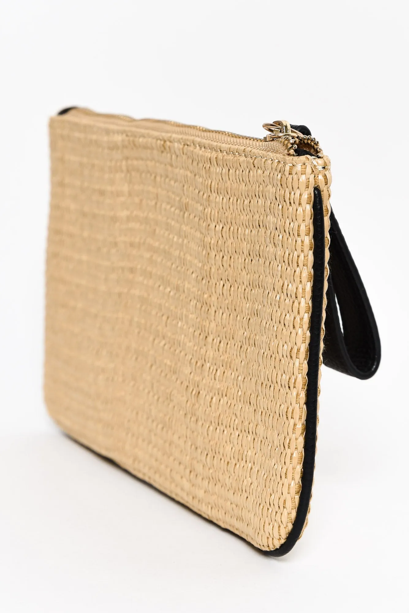 Francesca Black Weave Pouch sold by Blue Bungalow product image thumbnail 2