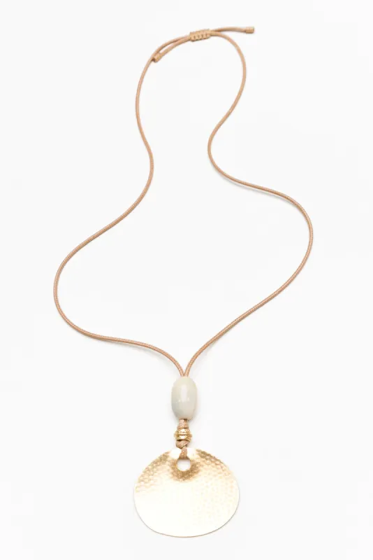 Mirabella Gold Pendant Necklace sold by Blue Bungalow