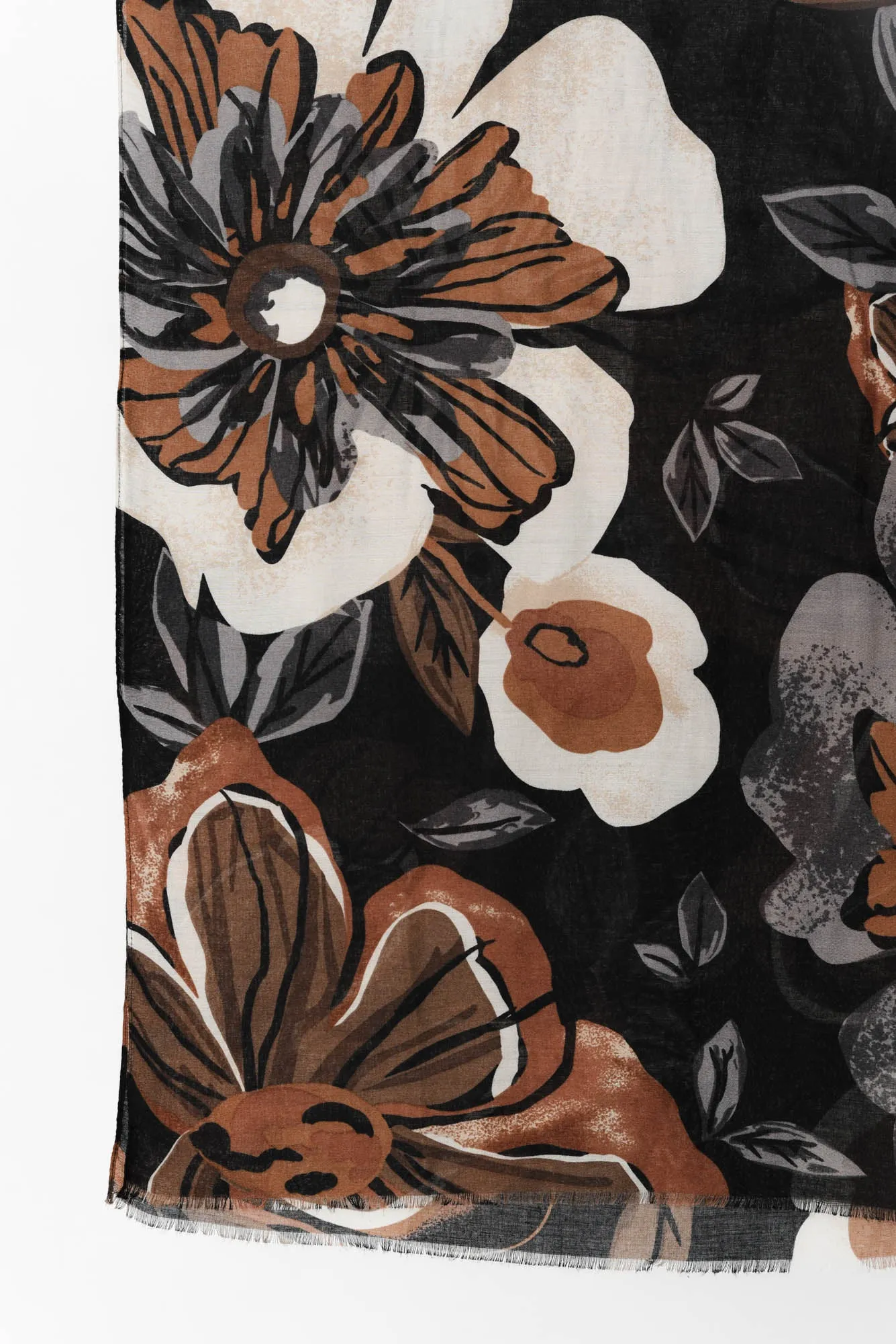 Daze Black Garden Scarf sold by Blue Bungalow product image thumbnail 4