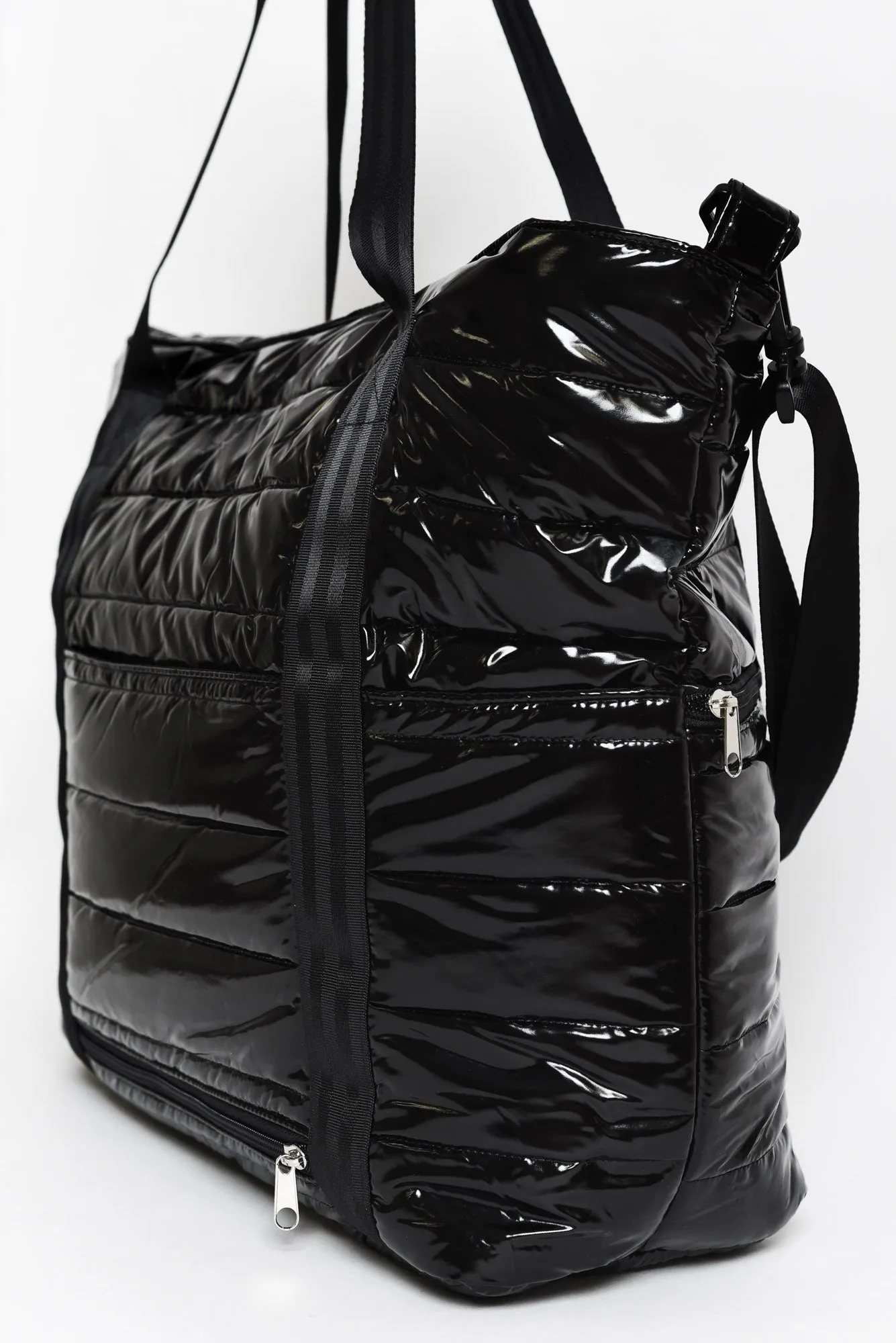 Antilla Black Puffer Tote Bag sold by Blue Bungalow product image thumbnail 3