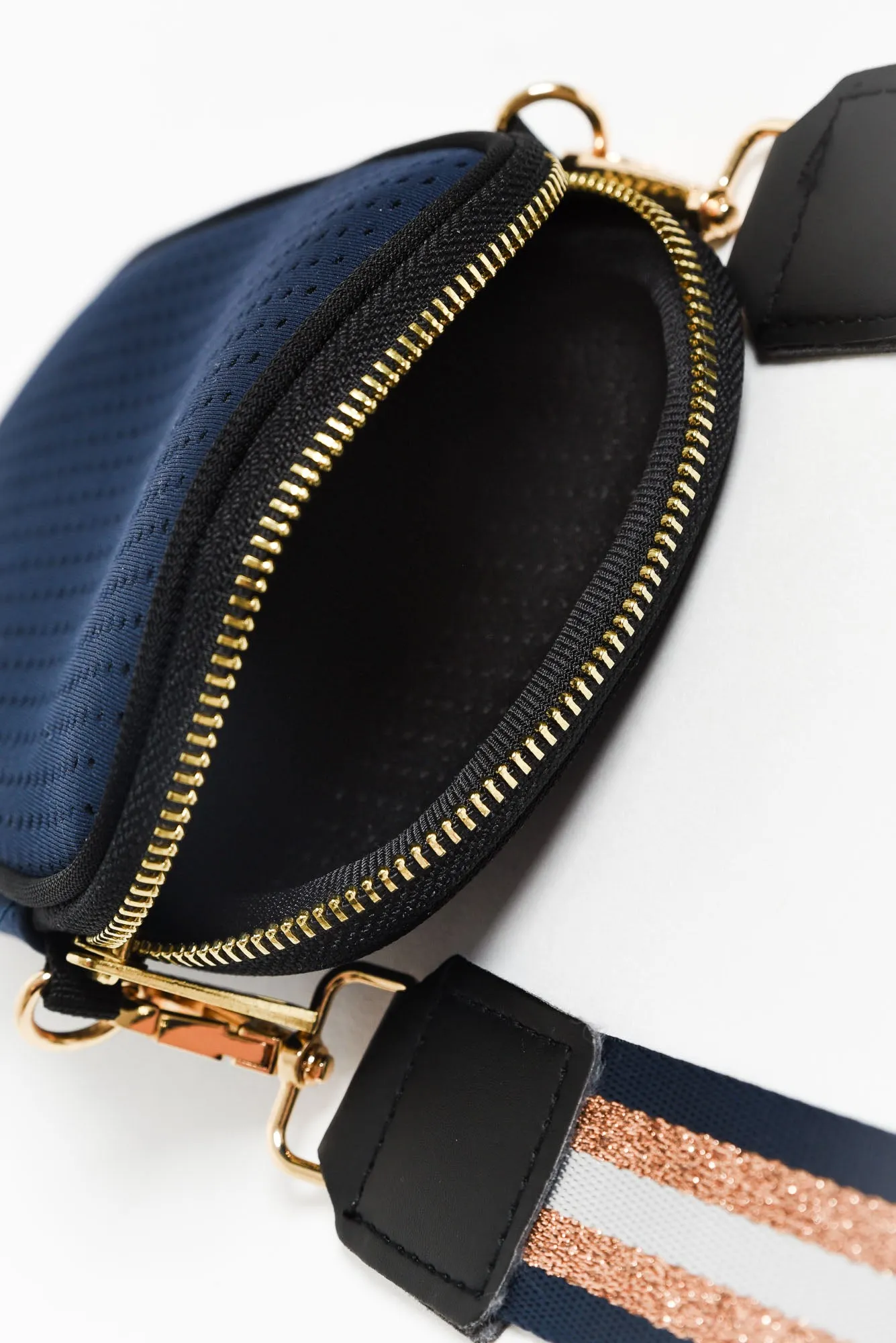 Anella Navy Neoprene Phone Bag sold by Blue Bungalow product image thumbnail 2