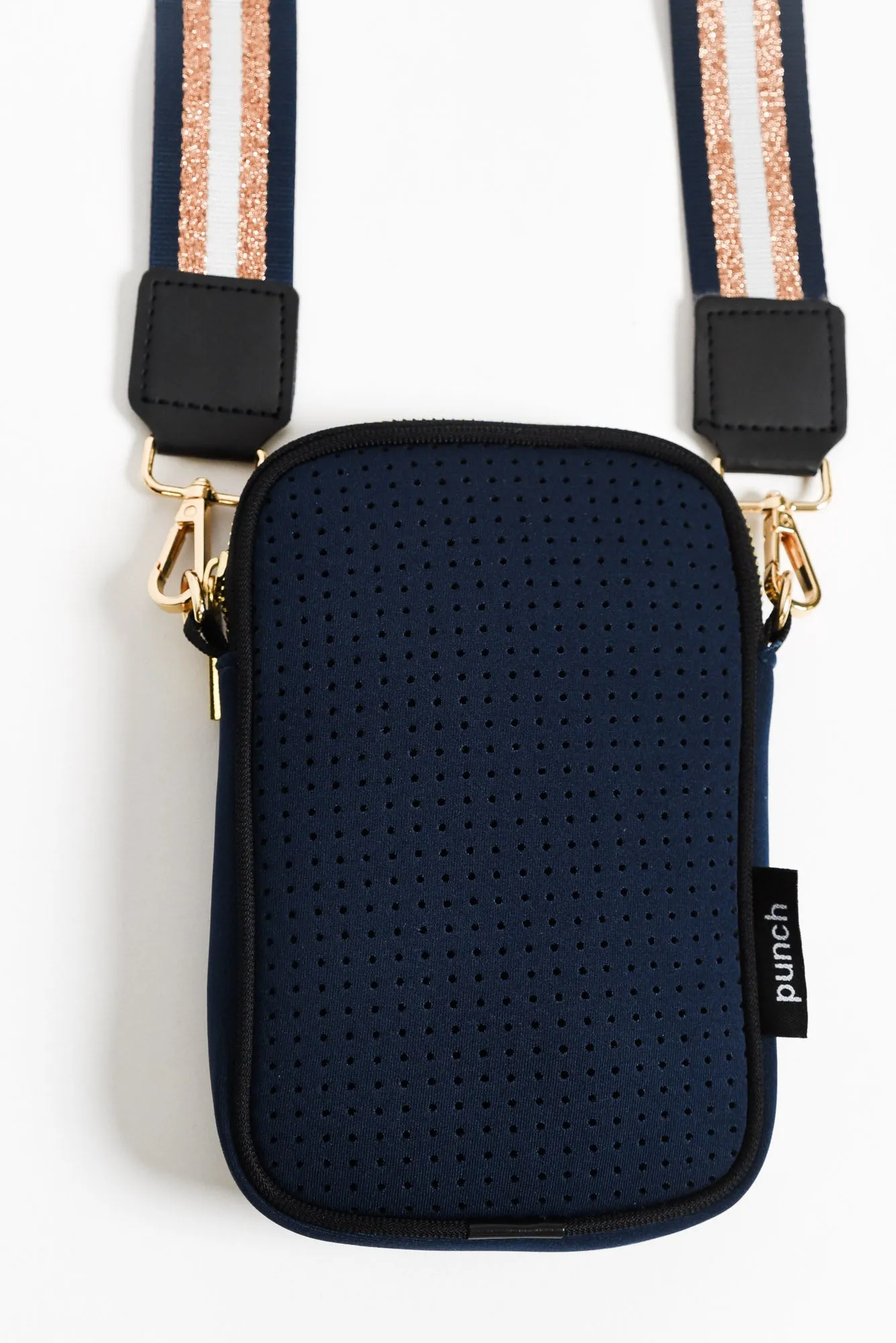 Anella Navy Neoprene Phone Bag sold by Blue Bungalow product image thumbnail 3