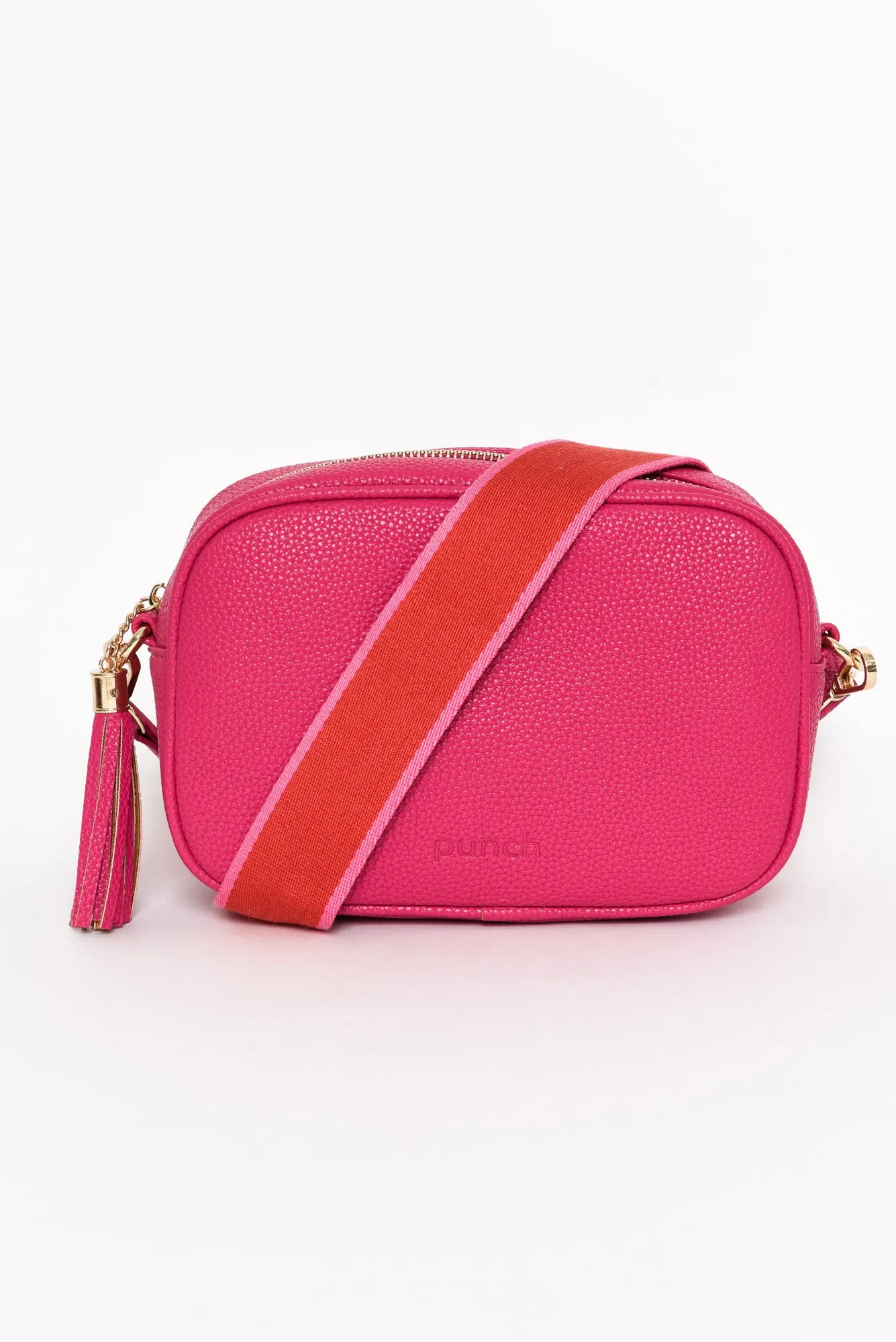 Dell Pink Crossbody Bag sold by Blue Bungalow