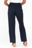 Rosella Navy Bamboo Pants sold by Blue Bungalow