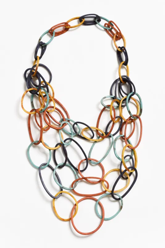 Tharion Multi Linked Necklace sold by Blue Bungalow