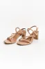 Krystal Nude Crossover Heel sold by Blue Bungalow