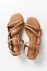 Krystal Nude Crossover Heel sold by Blue Bungalow