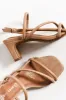 Krystal Nude Crossover Heel sold by Blue Bungalow