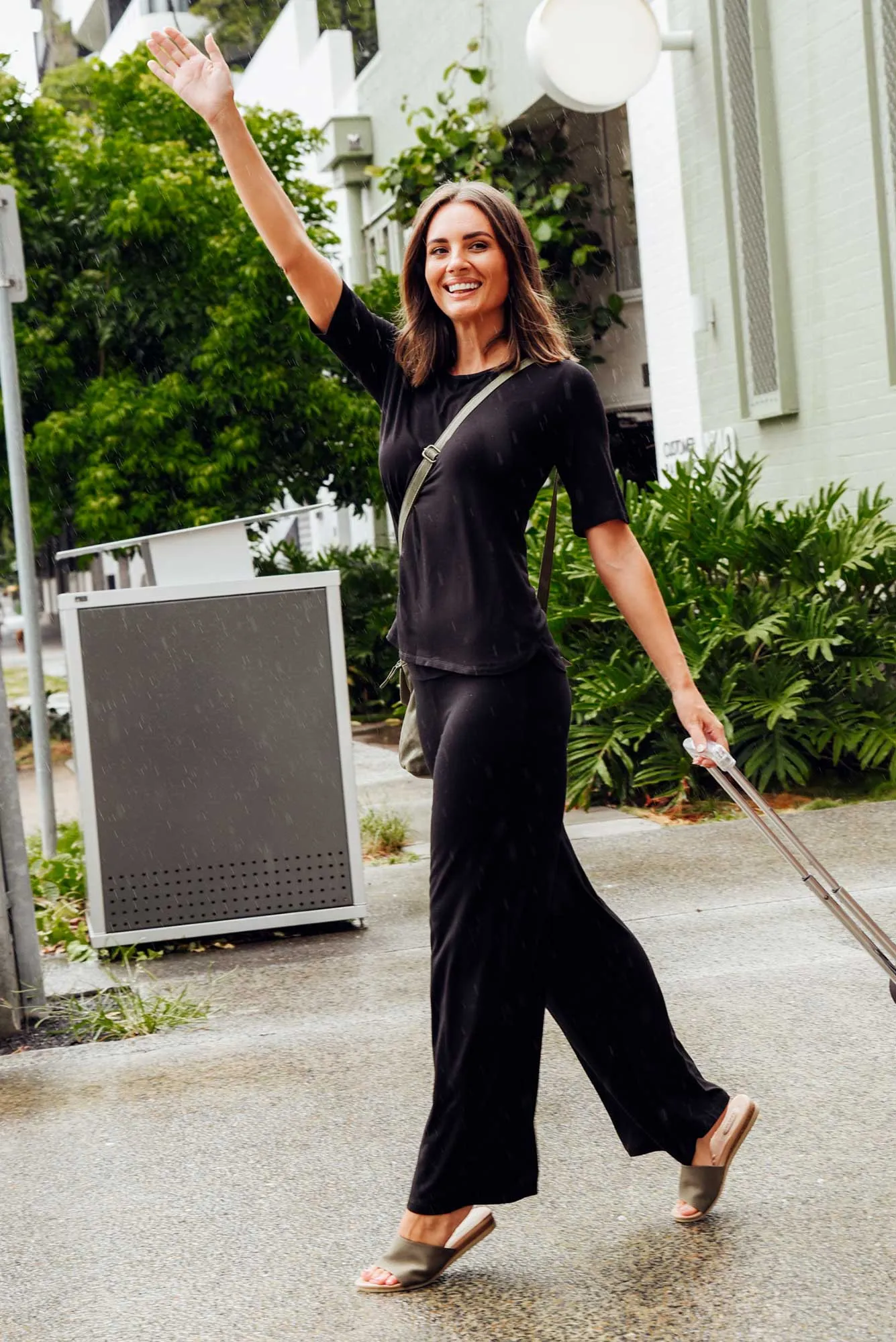 Sophie Black Bamboo Top sold by Blue Bungalow product image thumbnail 2