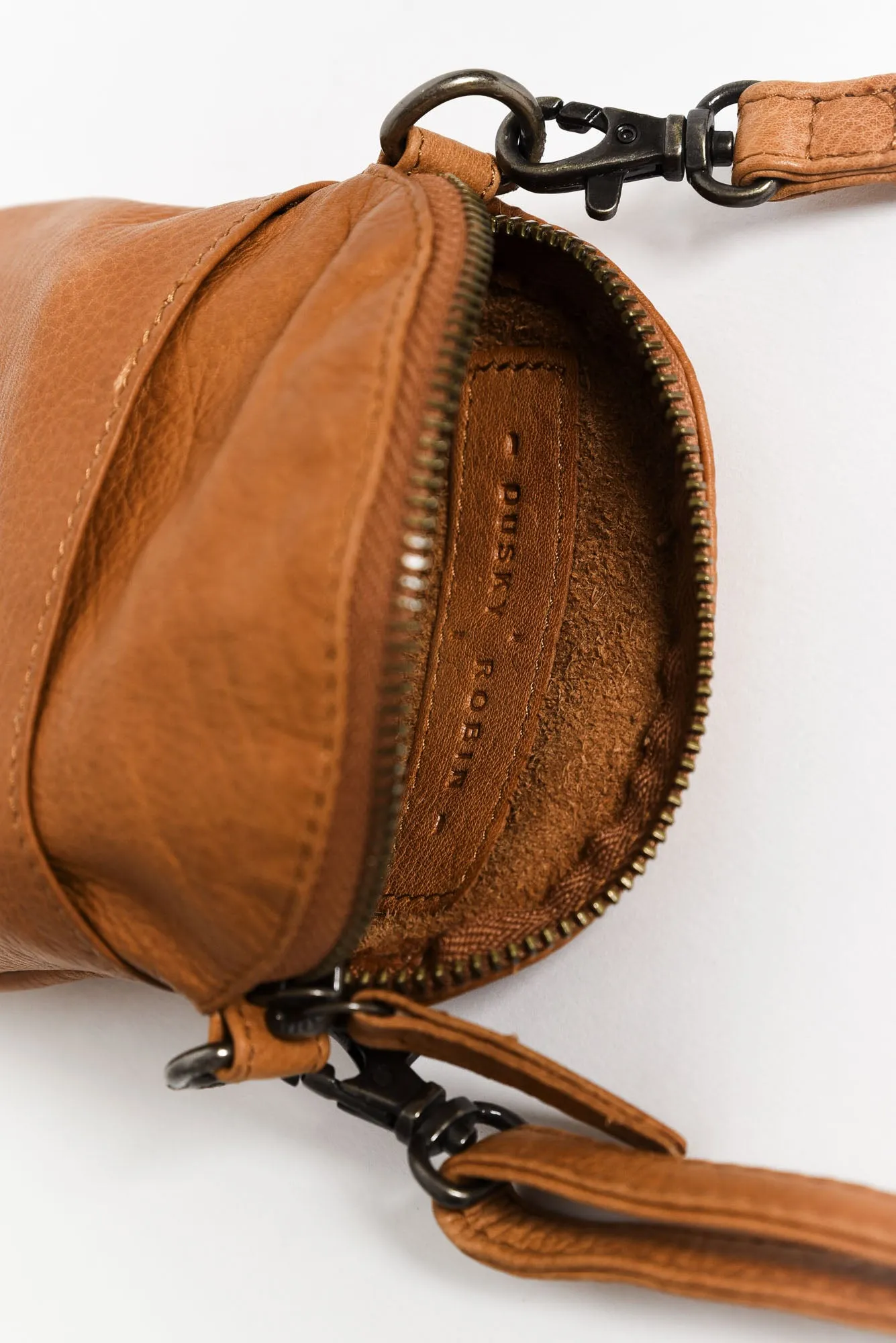 Bobbi Tan Leather Crossbody Bag sold by Blue Bungalow product image thumbnail 3