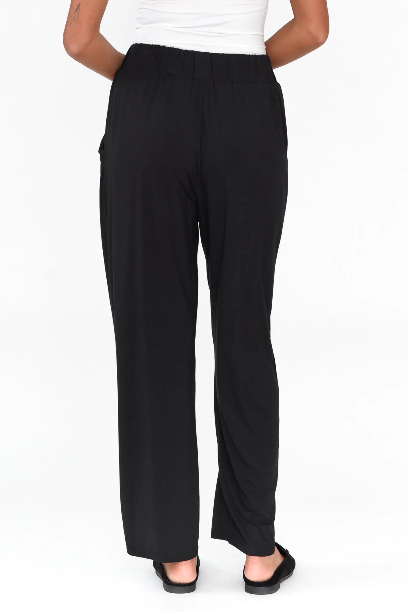 Rosella Black Bamboo Pants sold by Blue Bungalow product image thumbnail 4