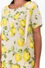 Marceline Citrus Blossom Linen Top sold by Blue Bungalow