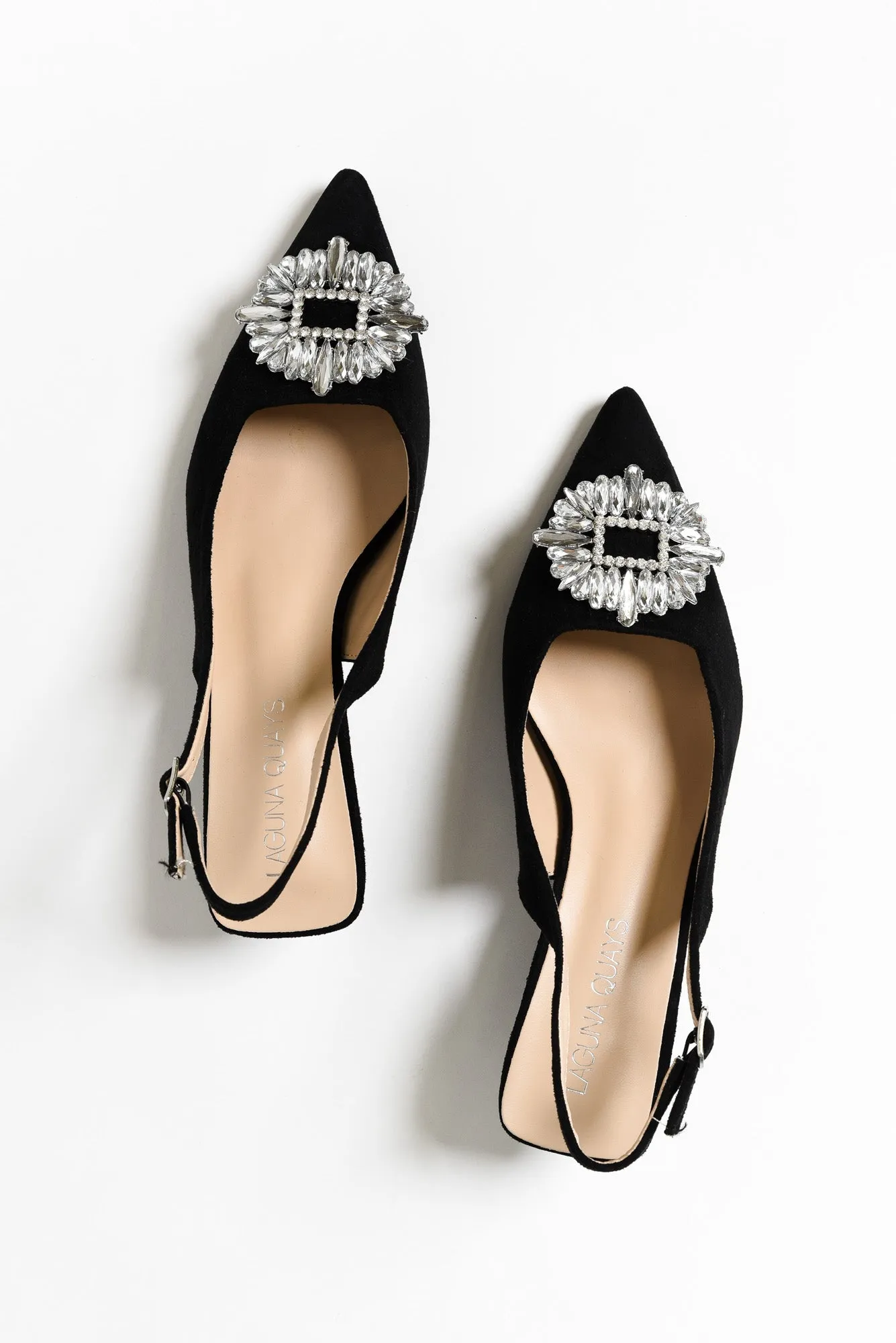 Woo Black Jewel Slingback Heel sold by Blue Bungalow product image thumbnail 3