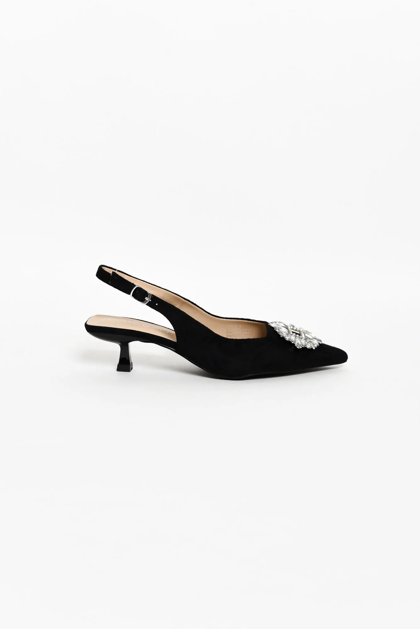 Woo Black Jewel Slingback Heel sold by Blue Bungalow product image thumbnail 5