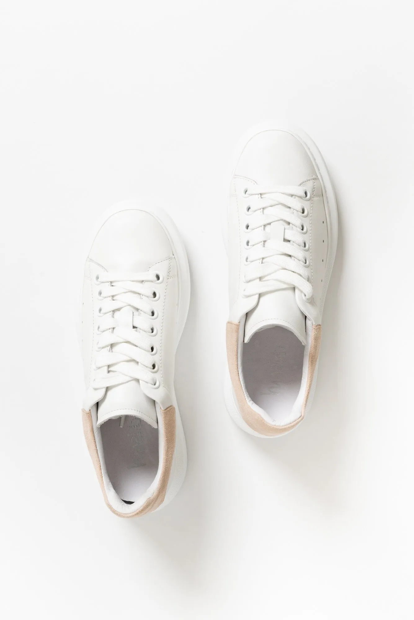 Perez White Leather Sneaker sold by Blue Bungalow product image thumbnail 4