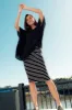 Alicia Stripe Tube Skirt sold by Blue Bungalow