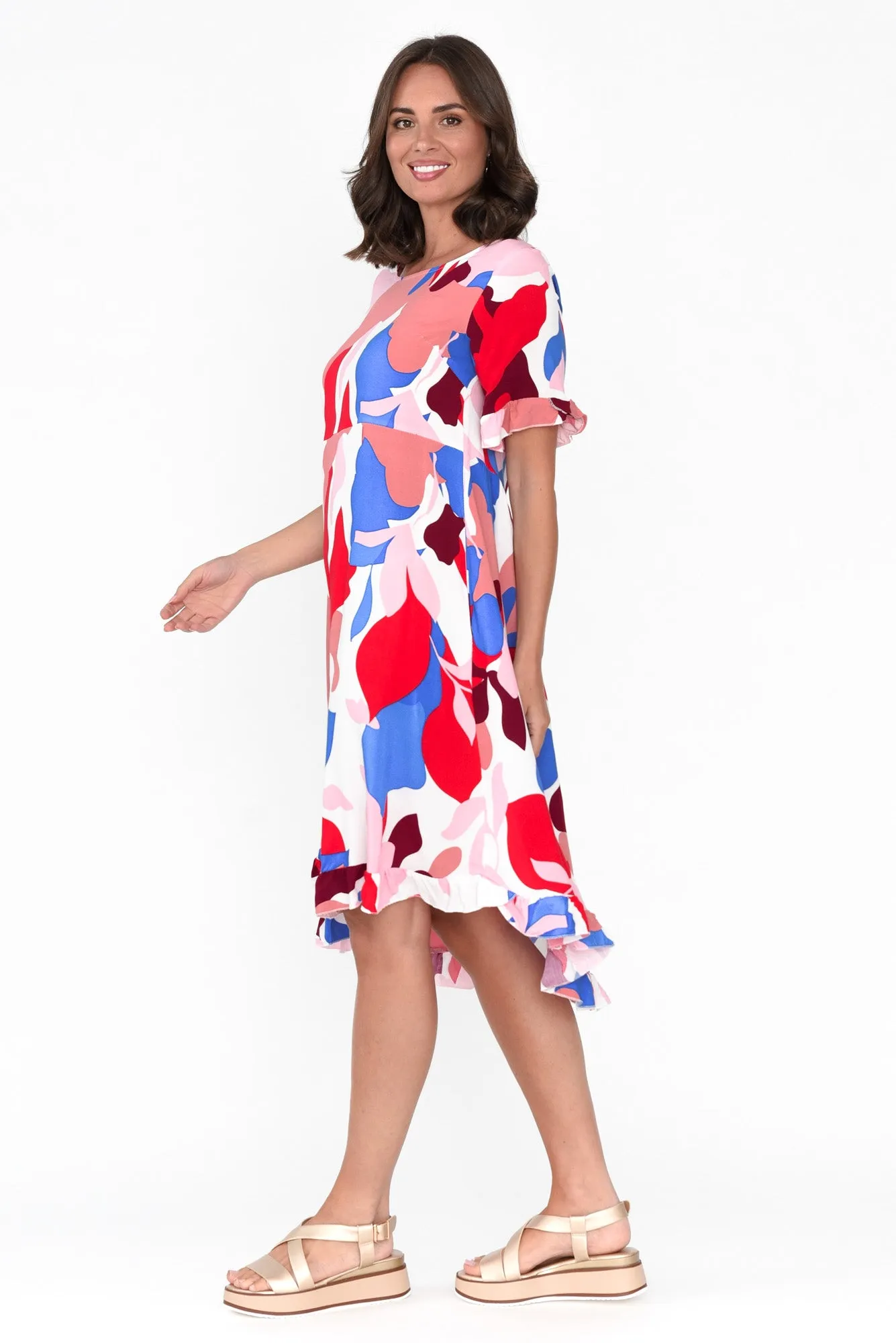 Emma Pink Garden Dress sold by Blue Bungalow product image thumbnail 4
