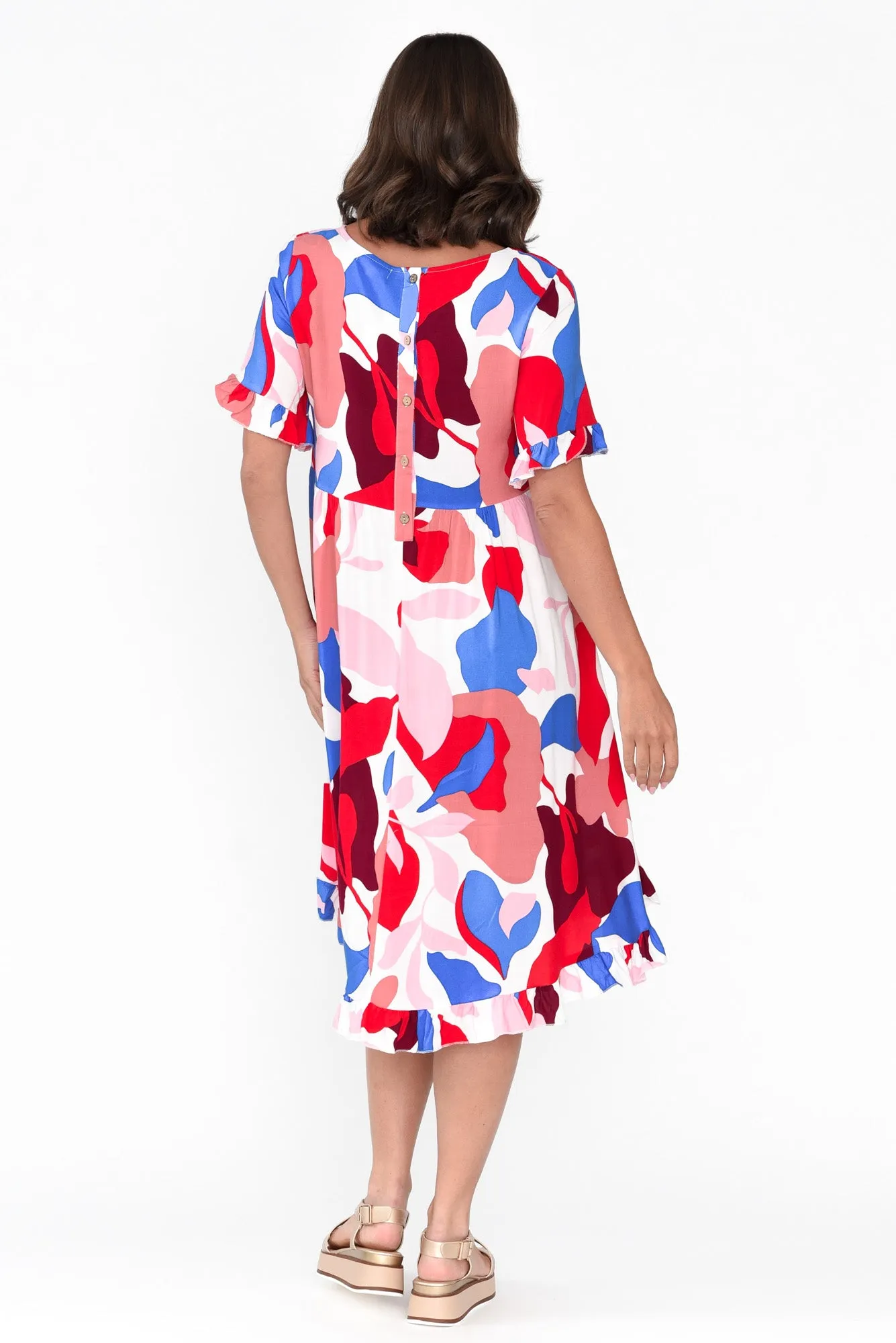 Emma Pink Garden Dress sold by Blue Bungalow product image thumbnail 5
