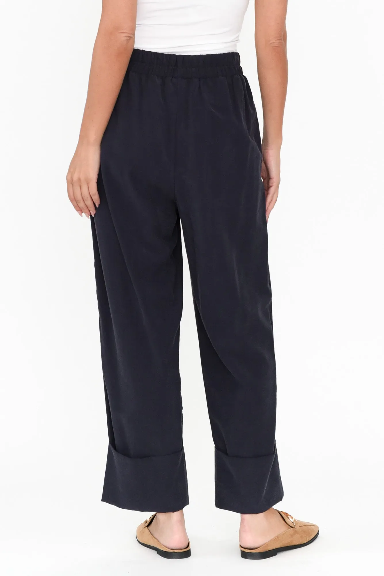 Seria Navy Cuff Pants sold by Blue Bungalow product image thumbnail 5
