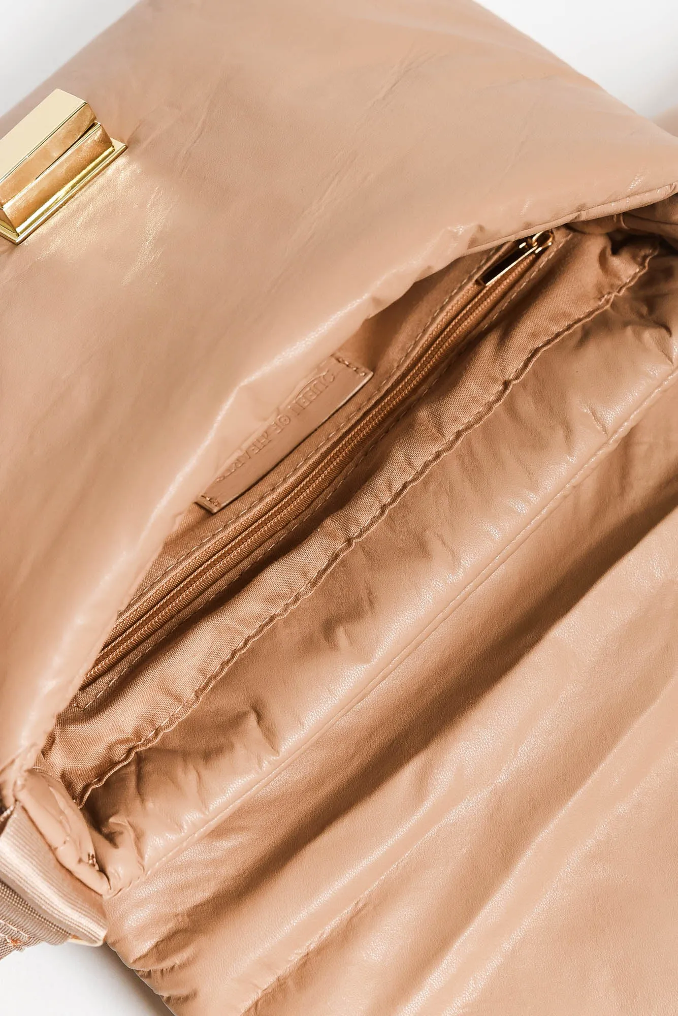 Casa Beige Puffer Crossbody Bag sold by Blue Bungalow product image thumbnail 3