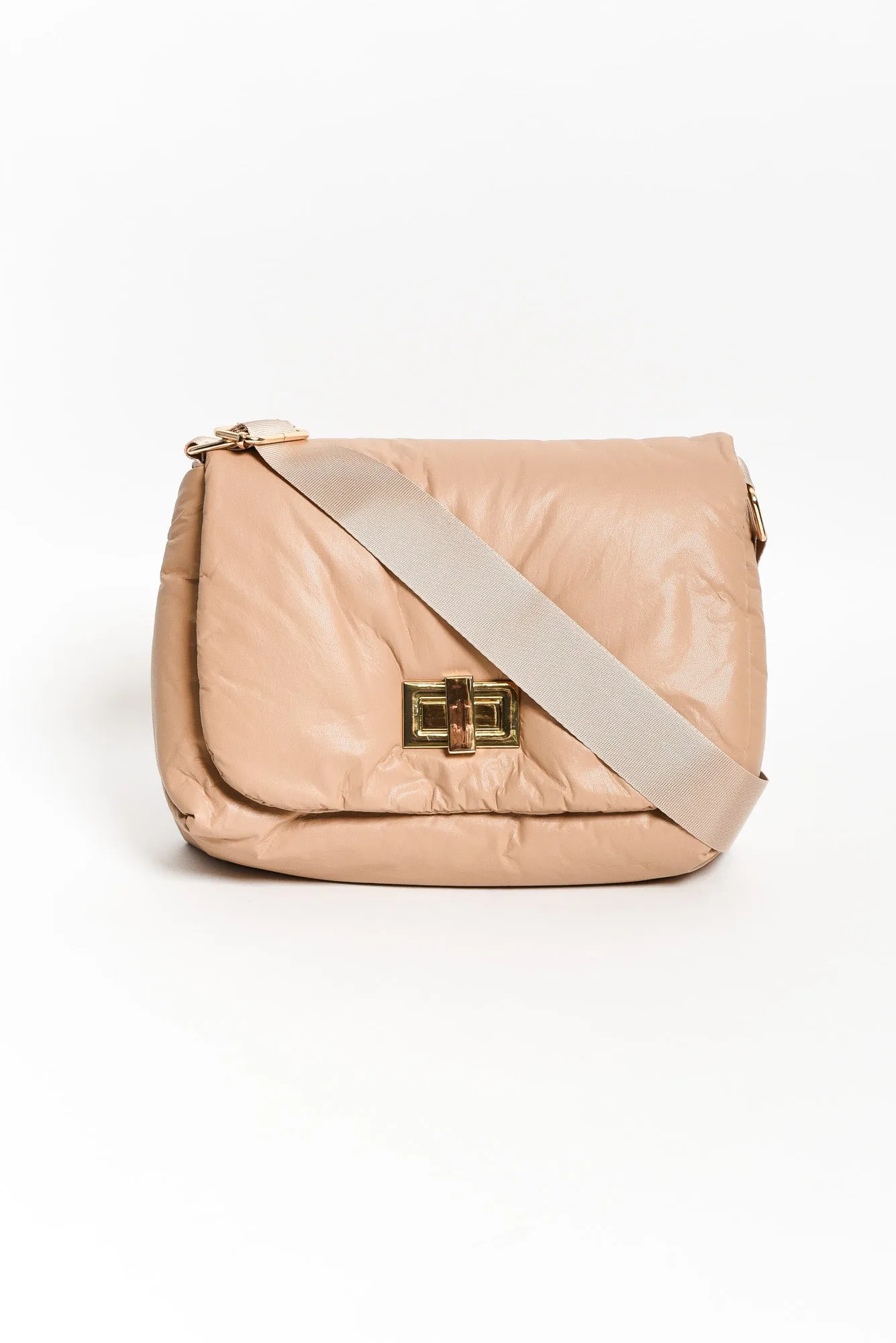 Casa Beige Puffer Crossbody Bag sold by Blue Bungalow product image thumbnail 2