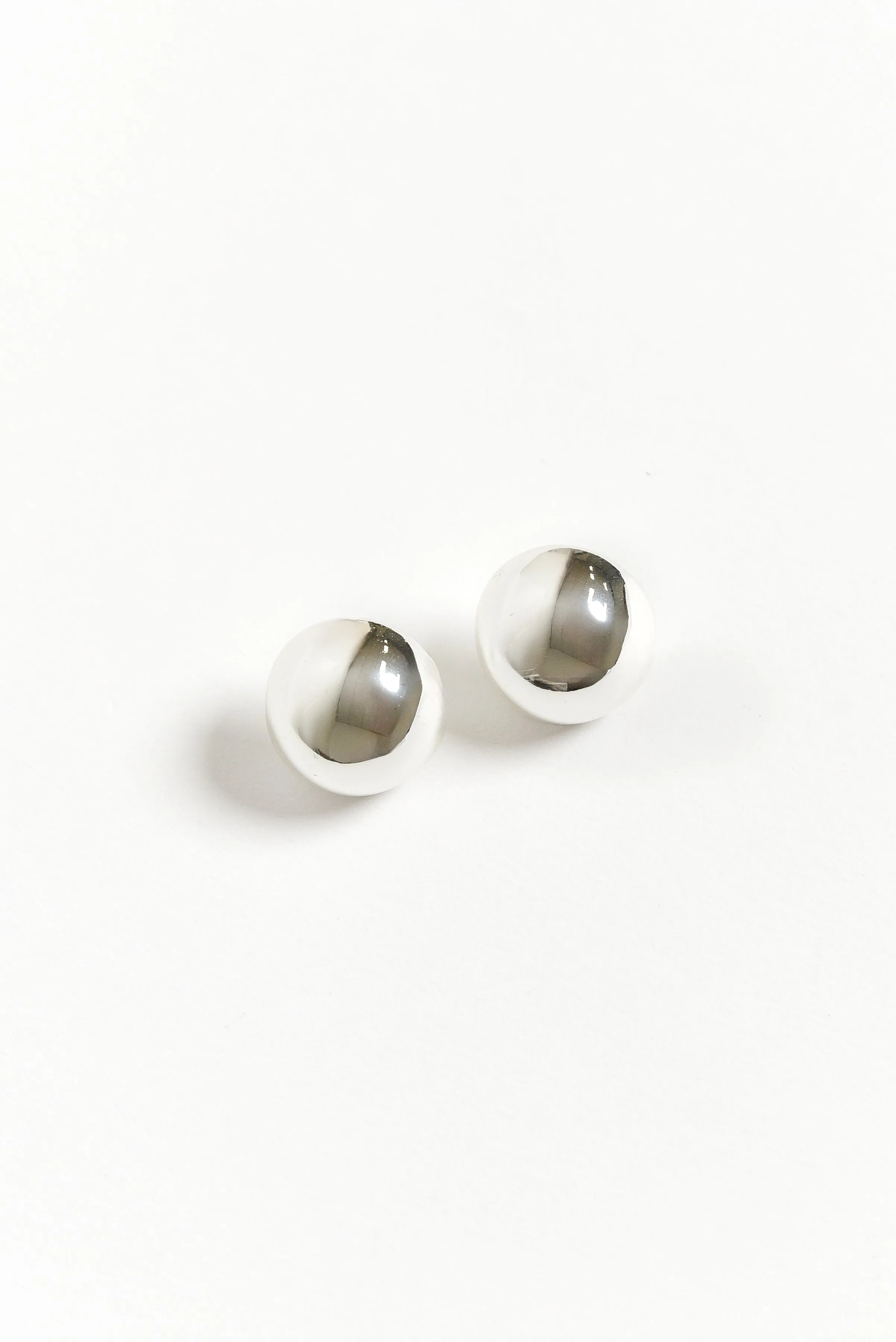 Kula Silver Dome Stud Earrings sold by Blue Bungalow