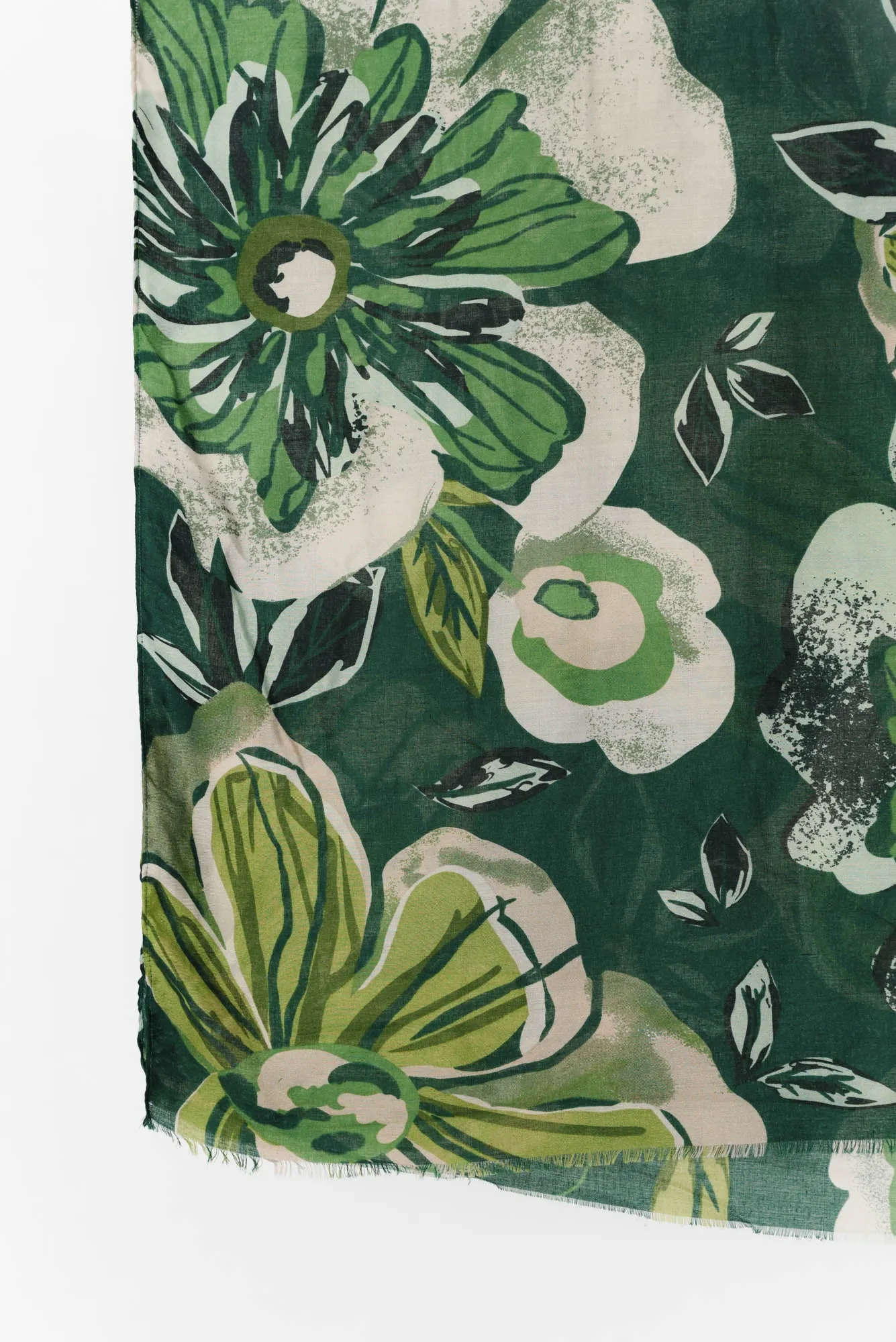 Daze Green Garden Scarf sold by Blue Bungalow product image thumbnail 3