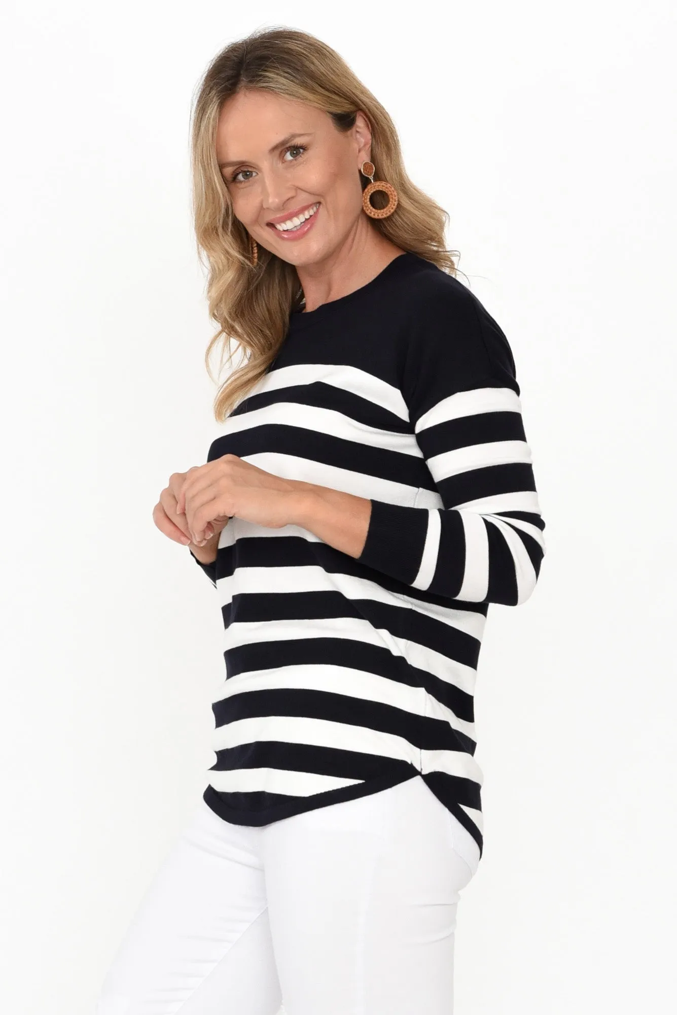 Sophie Nautical Stripe Knit Jumper sold by Blue Bungalow product image thumbnail 4