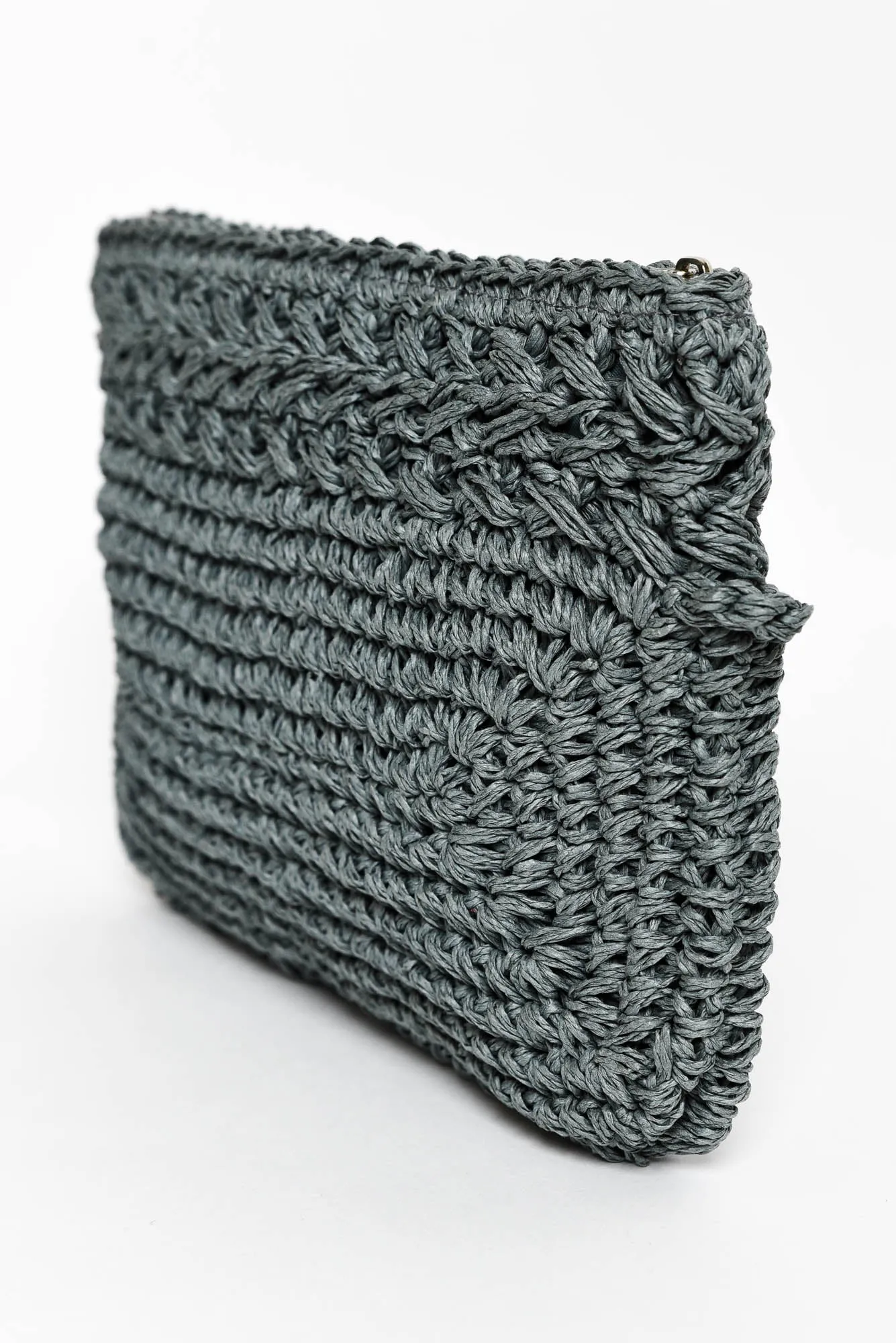 Felique Blue Straw Clutch sold by Blue Bungalow product image thumbnail 3