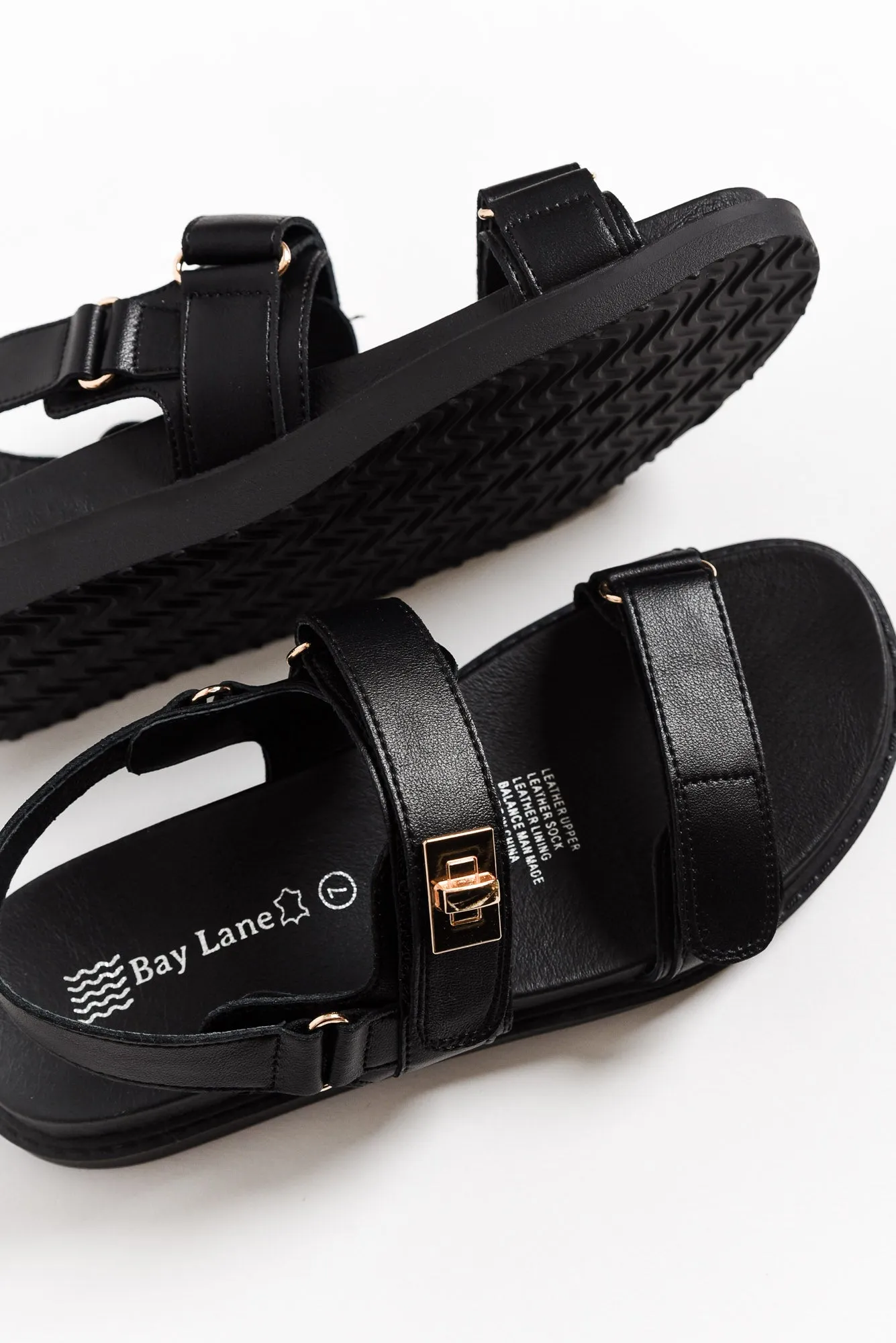Milly Black Leather Sandal sold by Blue Bungalow product image thumbnail 4