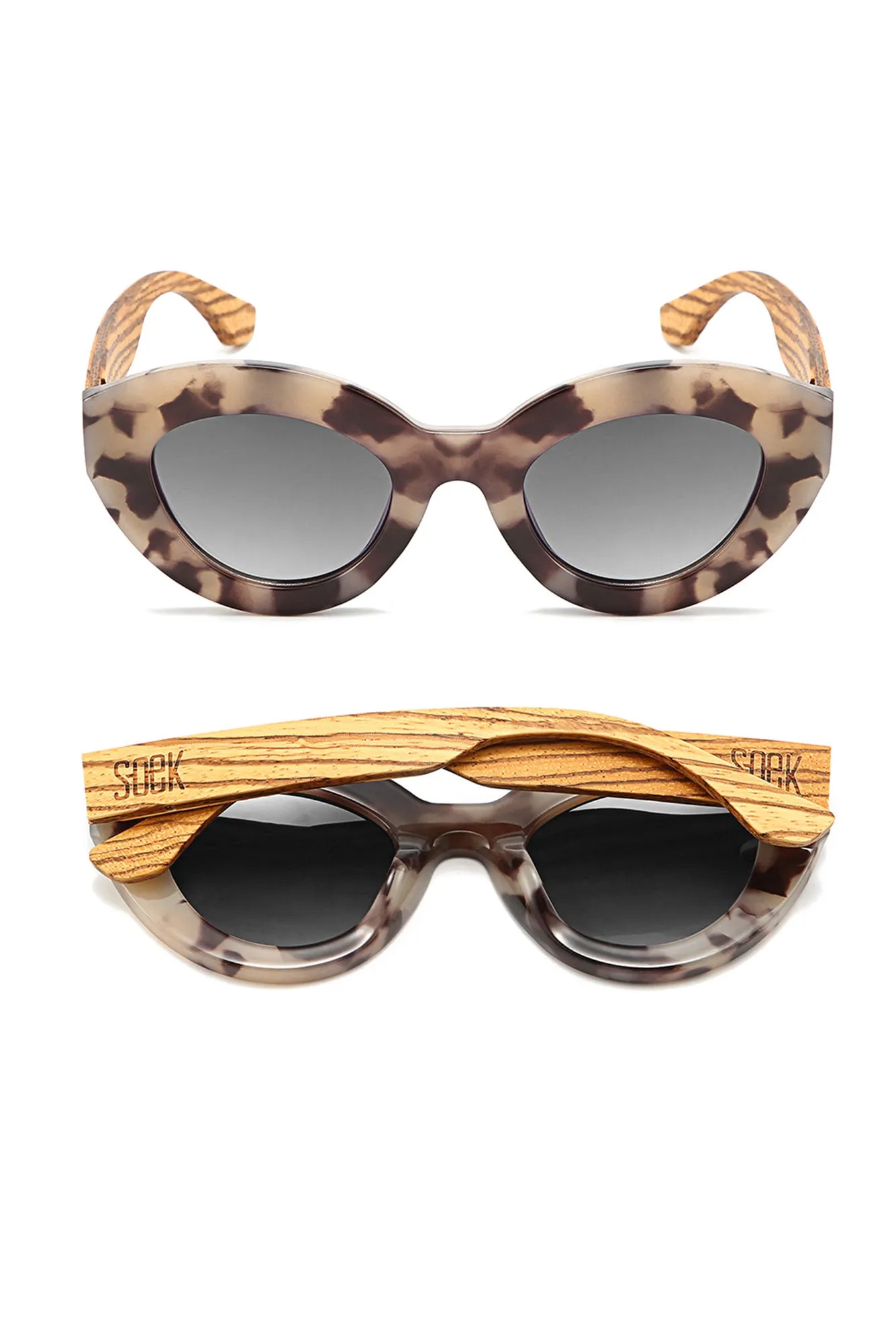 Stevie Tortoiseshell Wooden Sunglasses sold by Blue Bungalow product image thumbnail 3