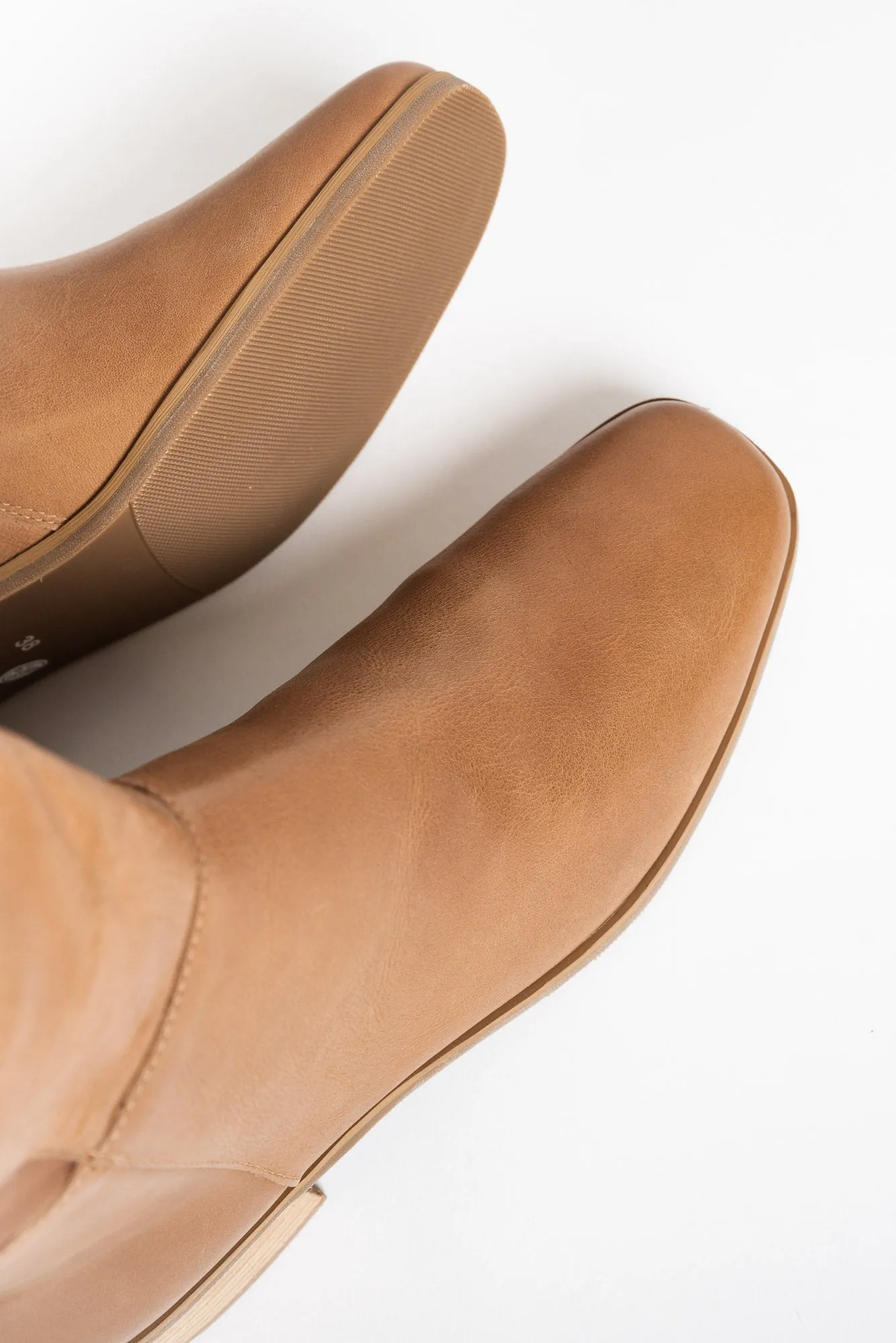 Young Tan Leather Knee High Boot sold by Blue Bungalow product image thumbnail 5