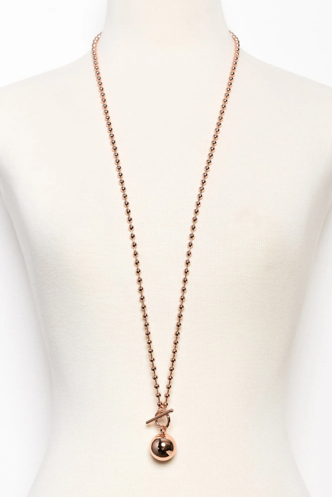 Chelsea Rose Gold Pendant Necklace sold by Blue Bungalow product image thumbnail 2