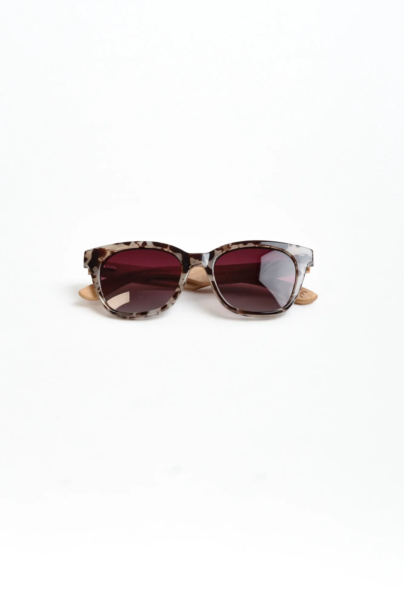 Lydia Tortoiseshell Wooden Sunglasses sold by Blue Bungalow product image thumbnail 2
