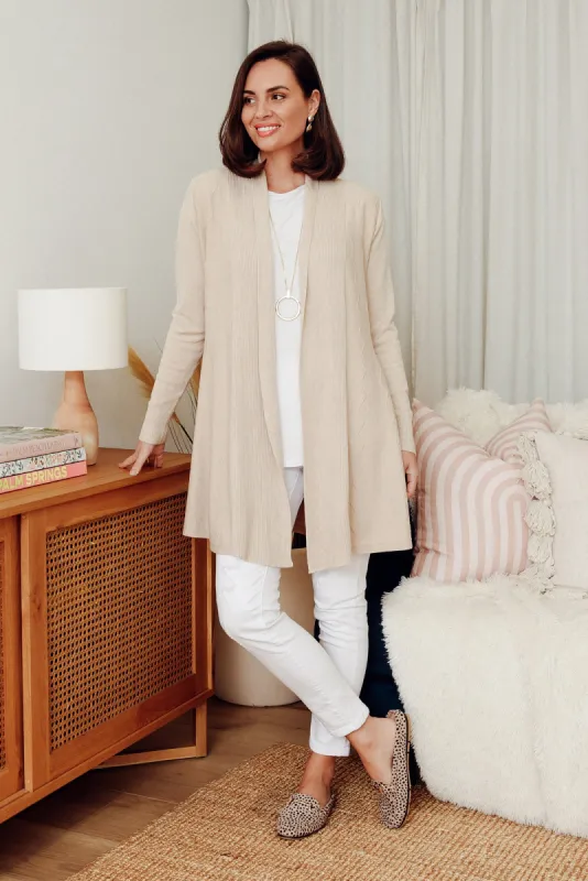 Kansas Natural Knit Cardigan sold by Blue Bungalow