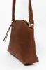 Cleo Cognac Leather Crossbody Bag sold by Blue Bungalow