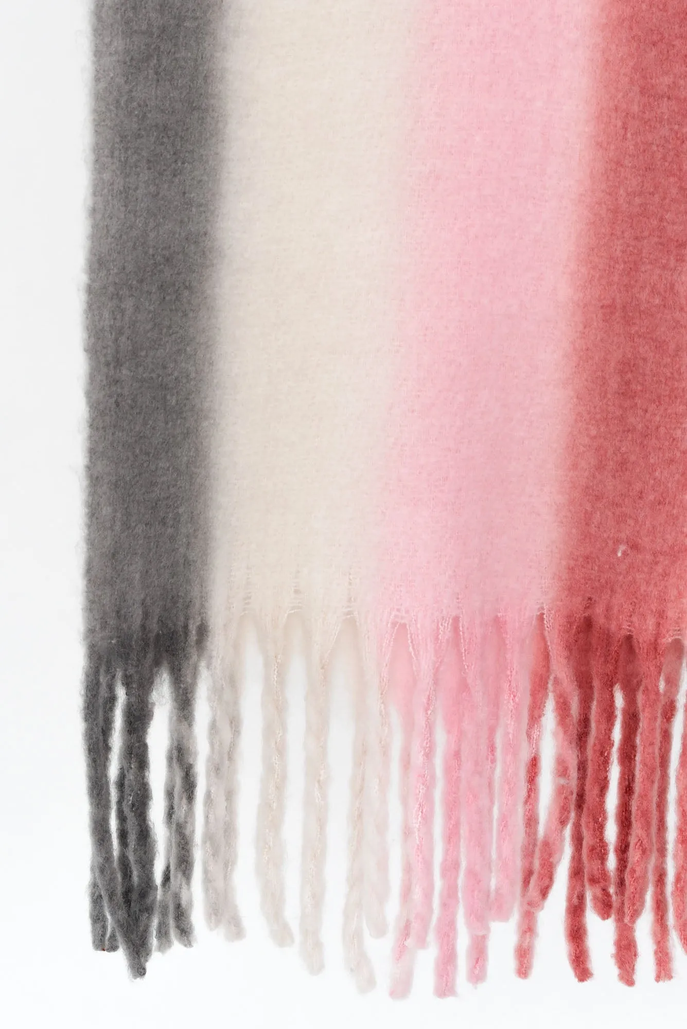 Rizzo Pink Tassel Scarf sold by Blue Bungalow product image thumbnail 3