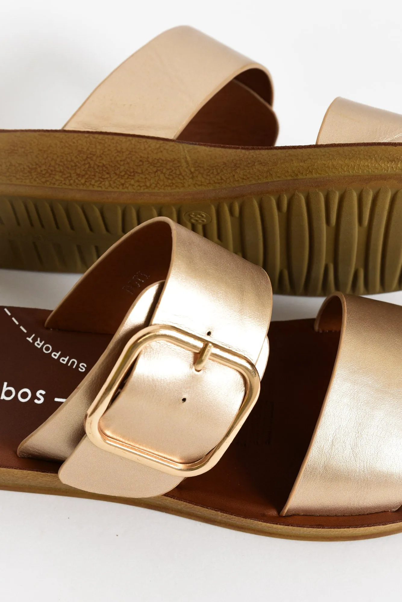 Doti Champagne Buckle Slide sold by Blue Bungalow product image thumbnail 2