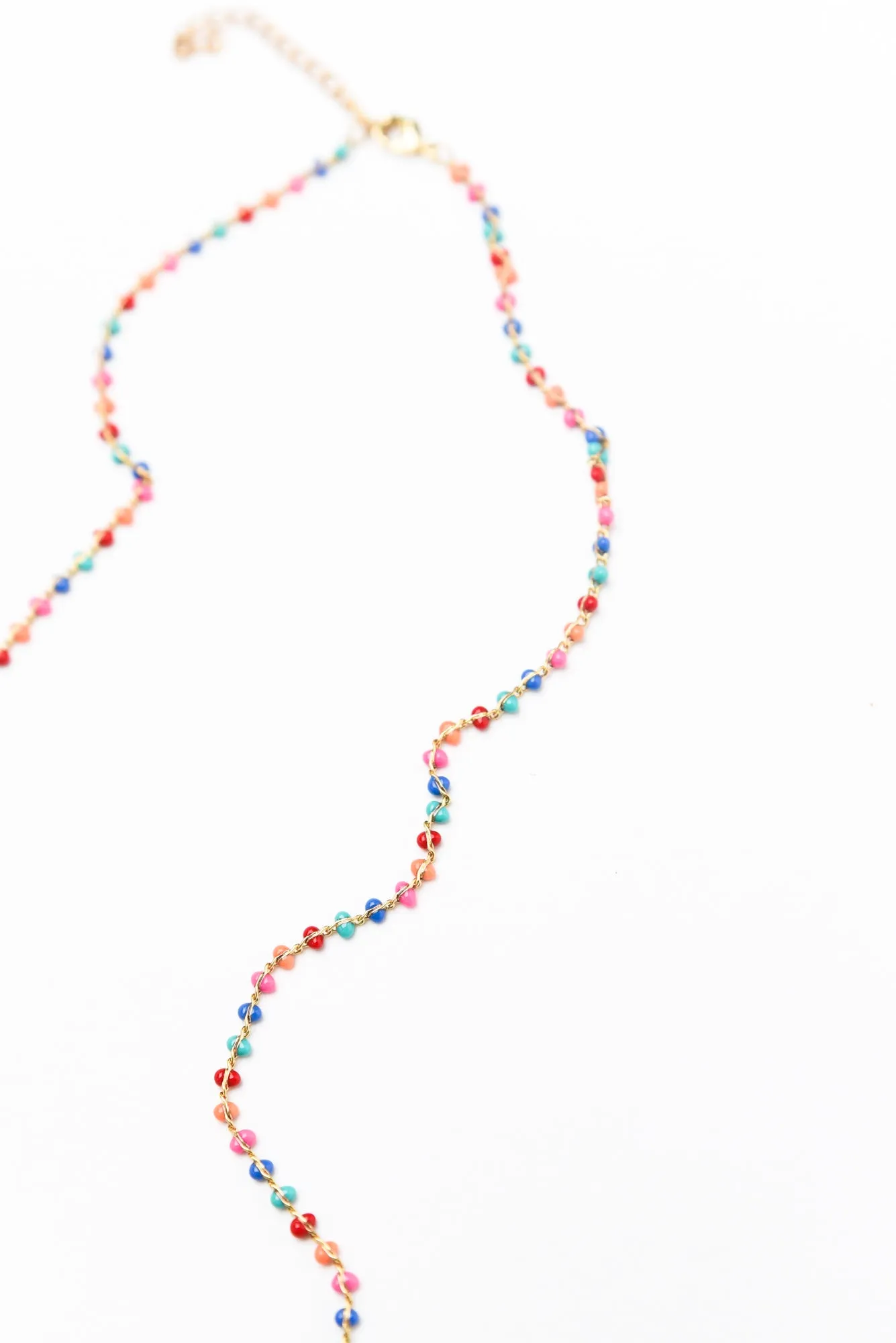 Ziva Multi Festive Beaded Necklace sold by Blue Bungalow product image thumbnail 3