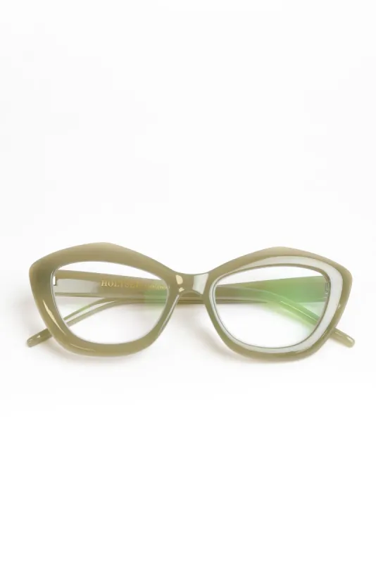 Carnarvon Green Reading Glasses sold by Blue Bungalow