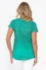 Fia Emerald Crinkle Cotton Top sold by Blue Bungalow