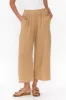 Indila Camel Cotton Pants sold by Blue Bungalow