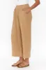 Indila Camel Cotton Pants sold by Blue Bungalow